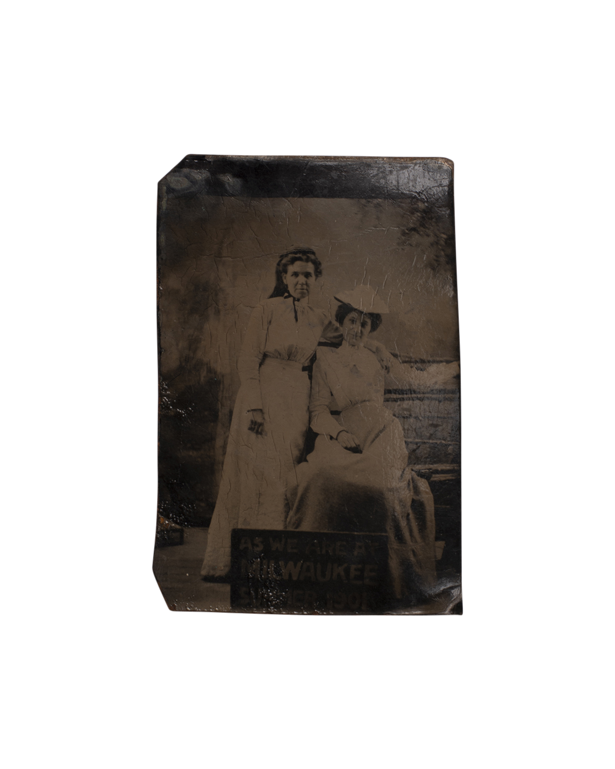 Milwaukee Tintype of Two Women