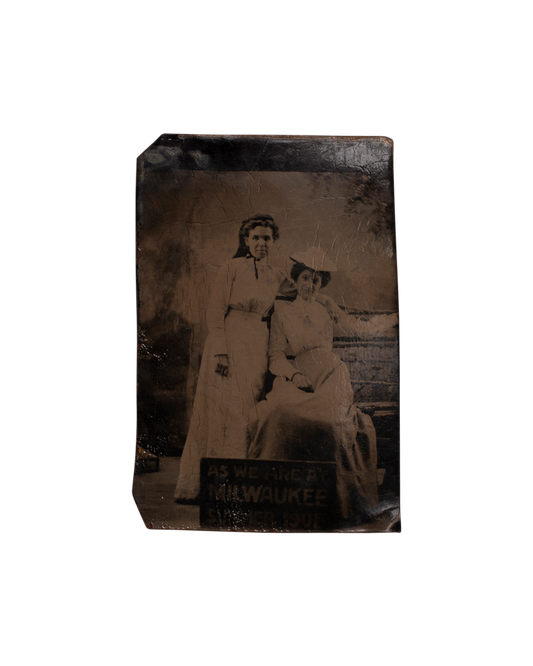 Milwaukee Tintype of Two Women