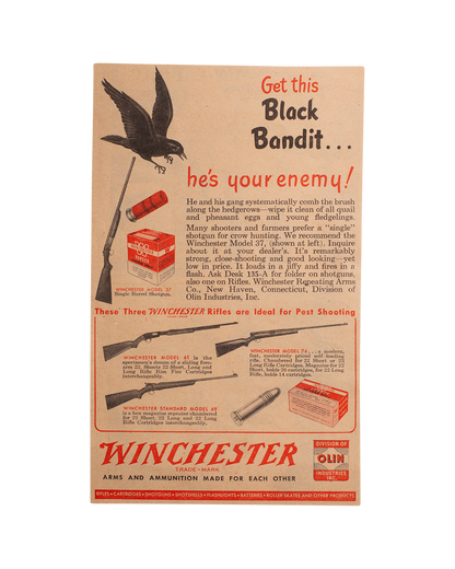 Bujía campeona de publicidad de doble cara vintage / Winchester