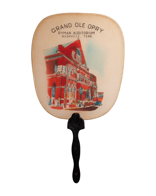 Grande Ole Opry antiguo ventilador publicitario original