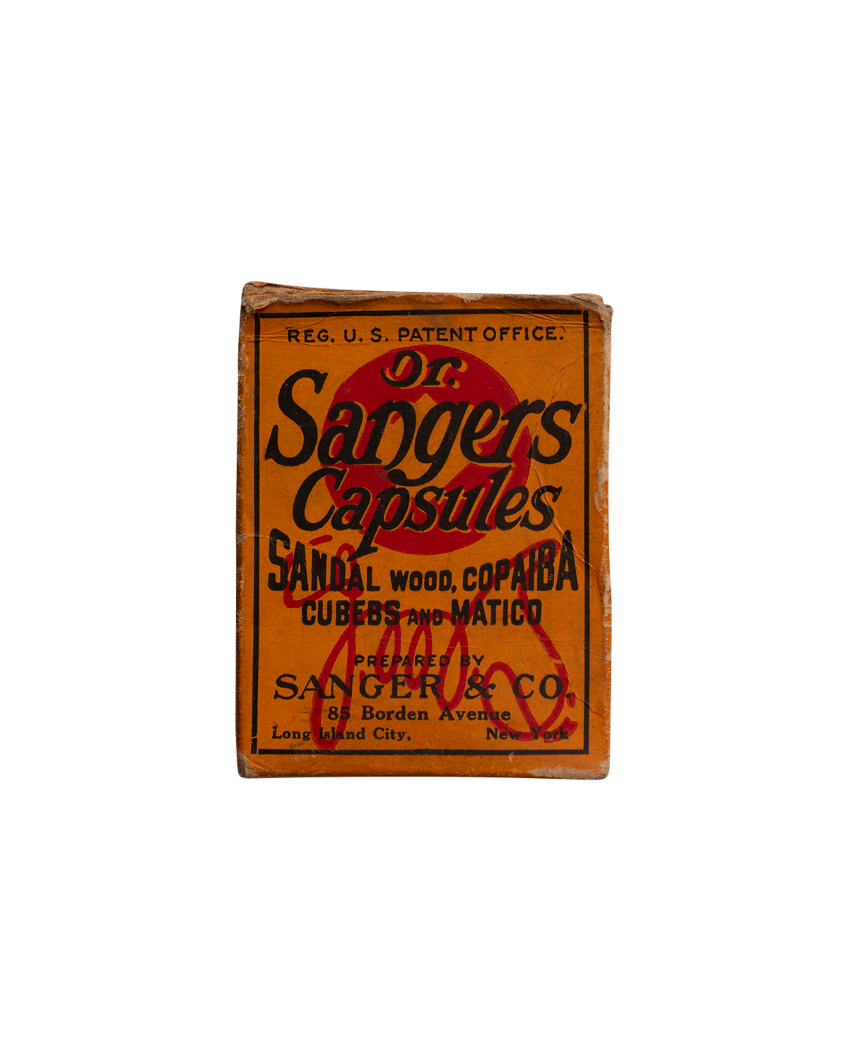 Sanger's Capsules Box