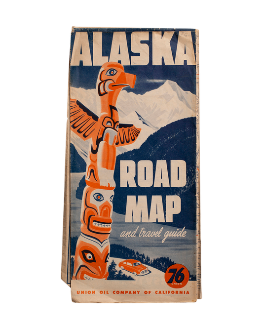 Union Oil Co Alaska Road Map + Travel Guide