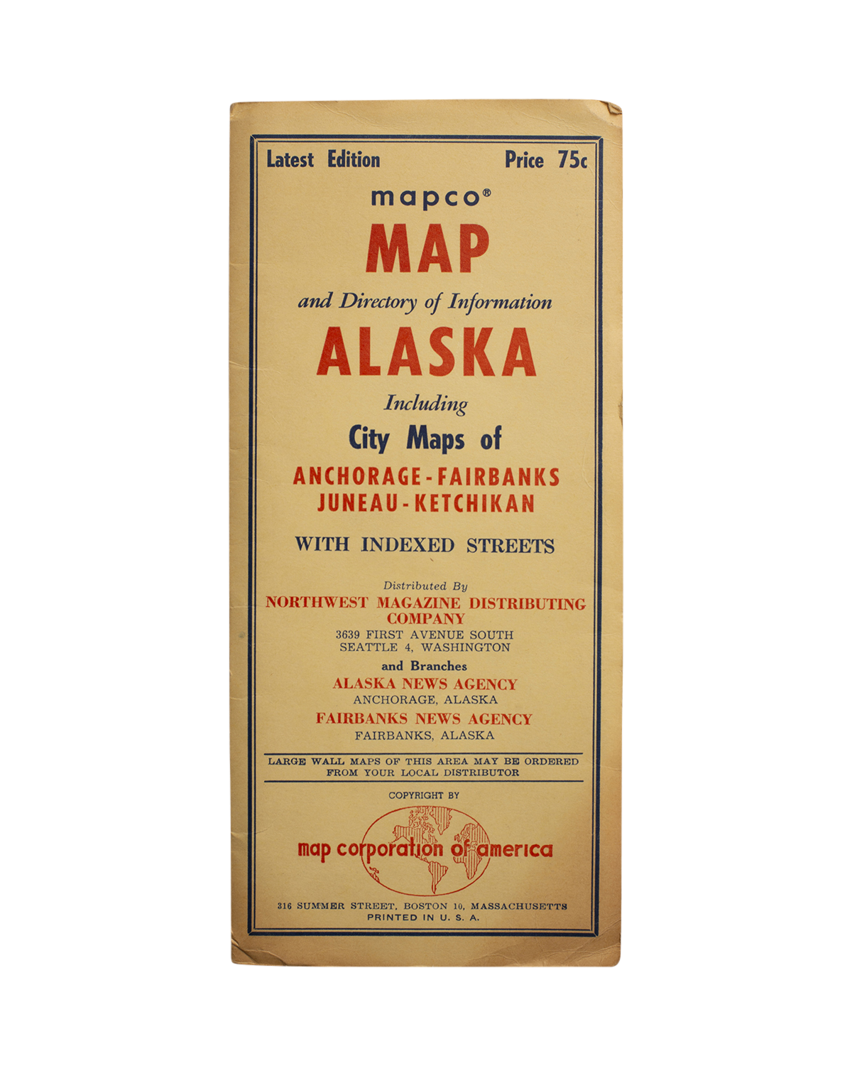 MapCo Mapa + Directorio de Alaska