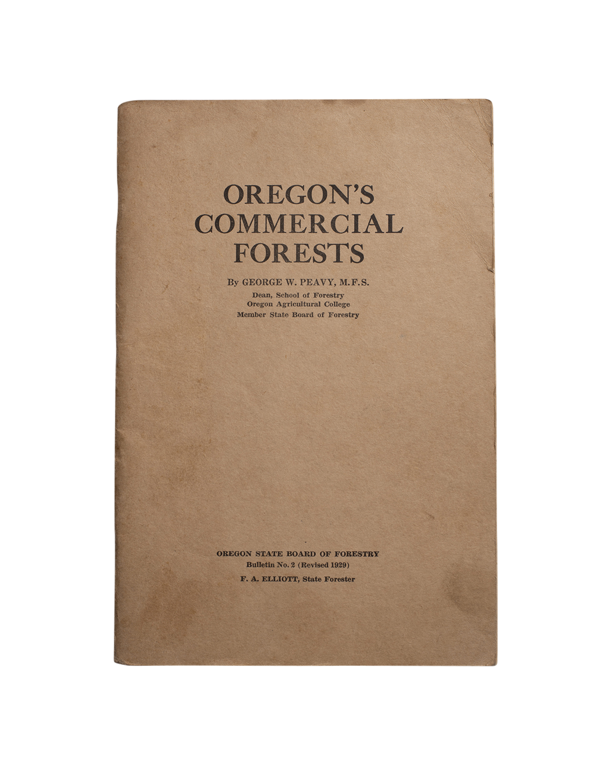 Manual de bosques comerciales de Oregón