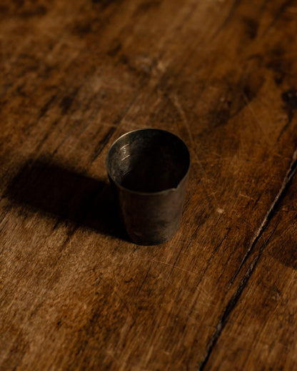 Early Pewter Shot Glass