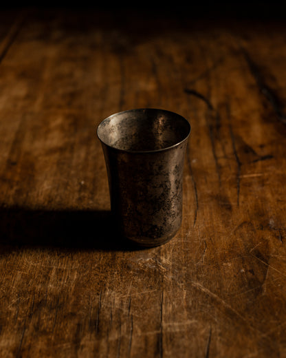 Early 1900s Pewter Silver Shot Glass