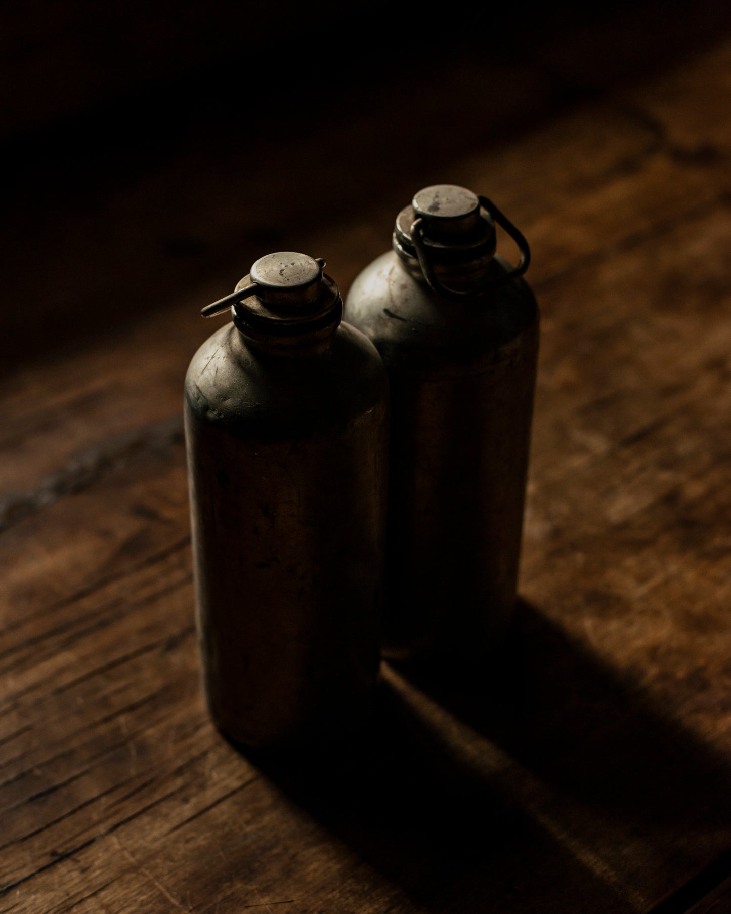 Botellas de combustible Sigg suizas vintage