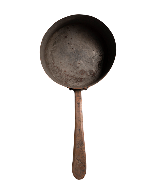 Antique Heavy Copper Pan