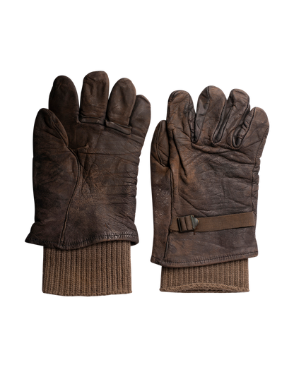 Guantes de cuero de la Segunda Guerra Mundial