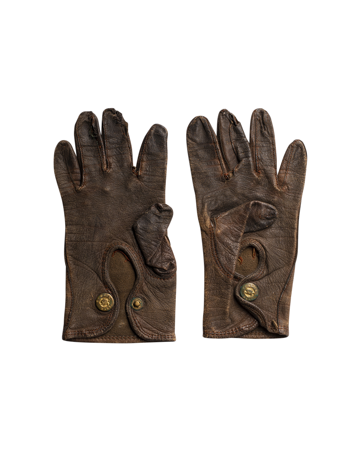 Vintage Fownes Leather Kids Gloves