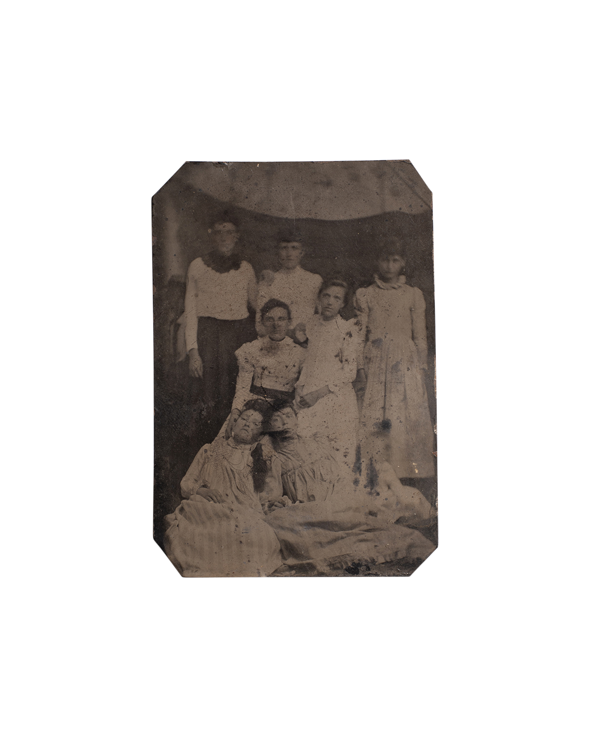 Antique Tintype of Family