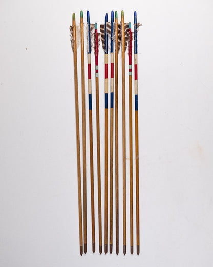 NATIVE BOW AND ARROW SET EARLY 1900'S