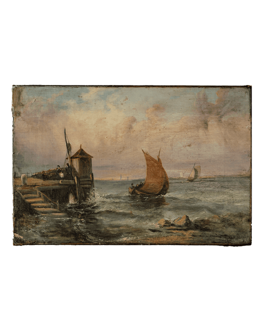 1800s Dutch Master Oil painting