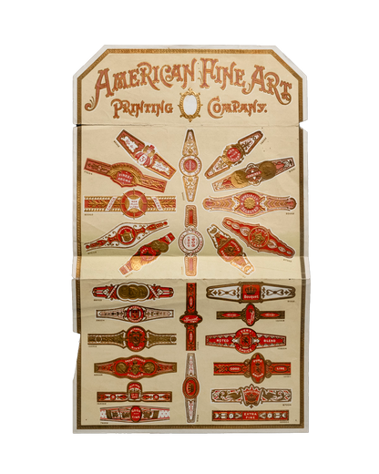 American Fine Art Printing Co Cigar Label Specimen Sampler