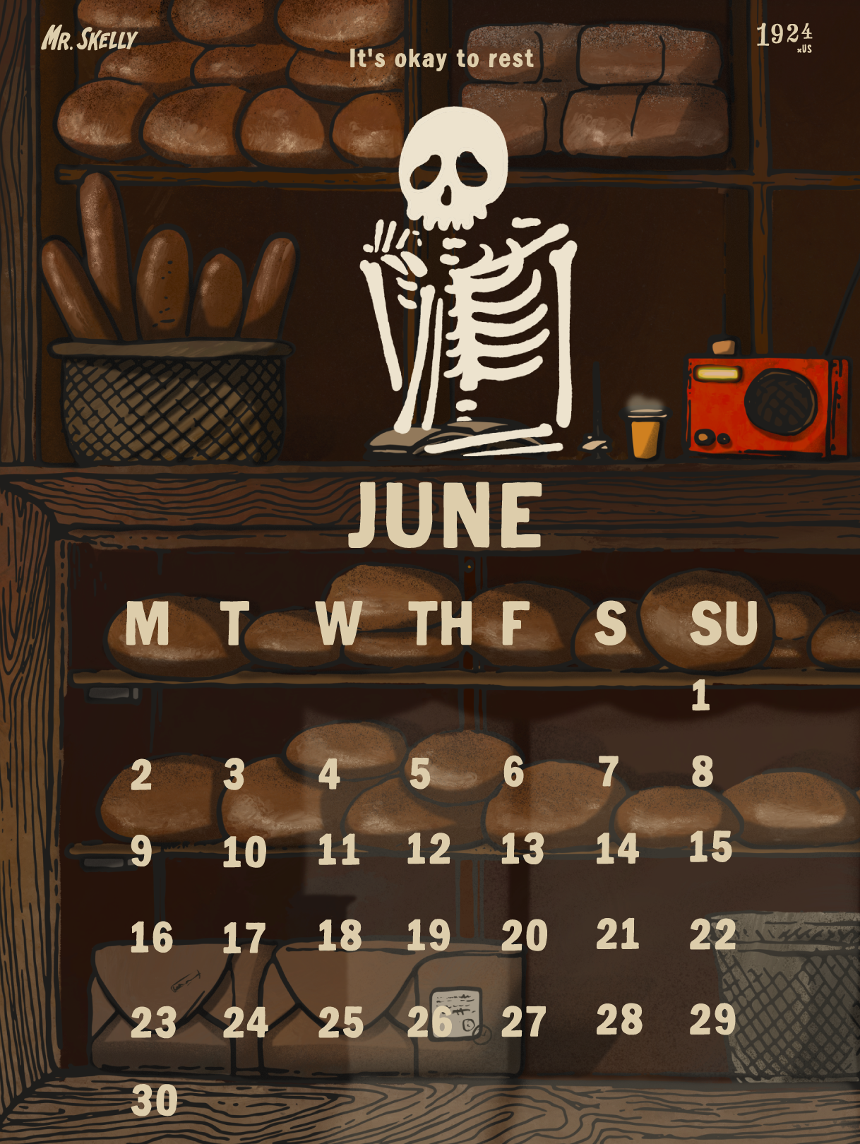 2025 Calendar - Mr. Skelly