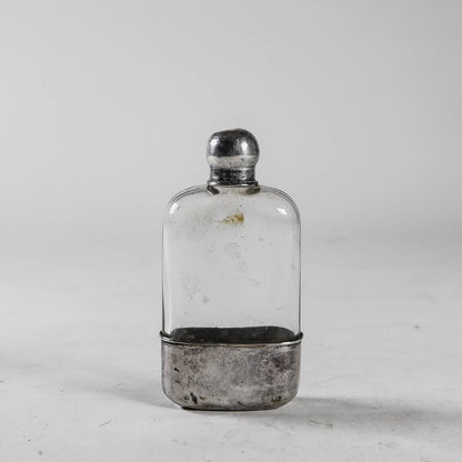 CLEAR GLASS FLASK