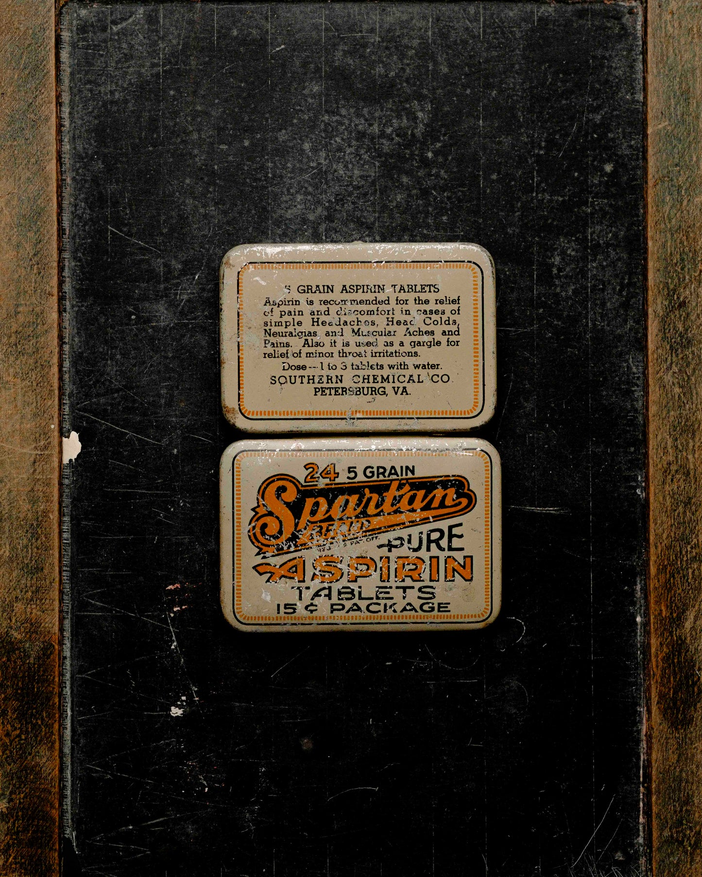 Spartan Brand Aspirin Tin