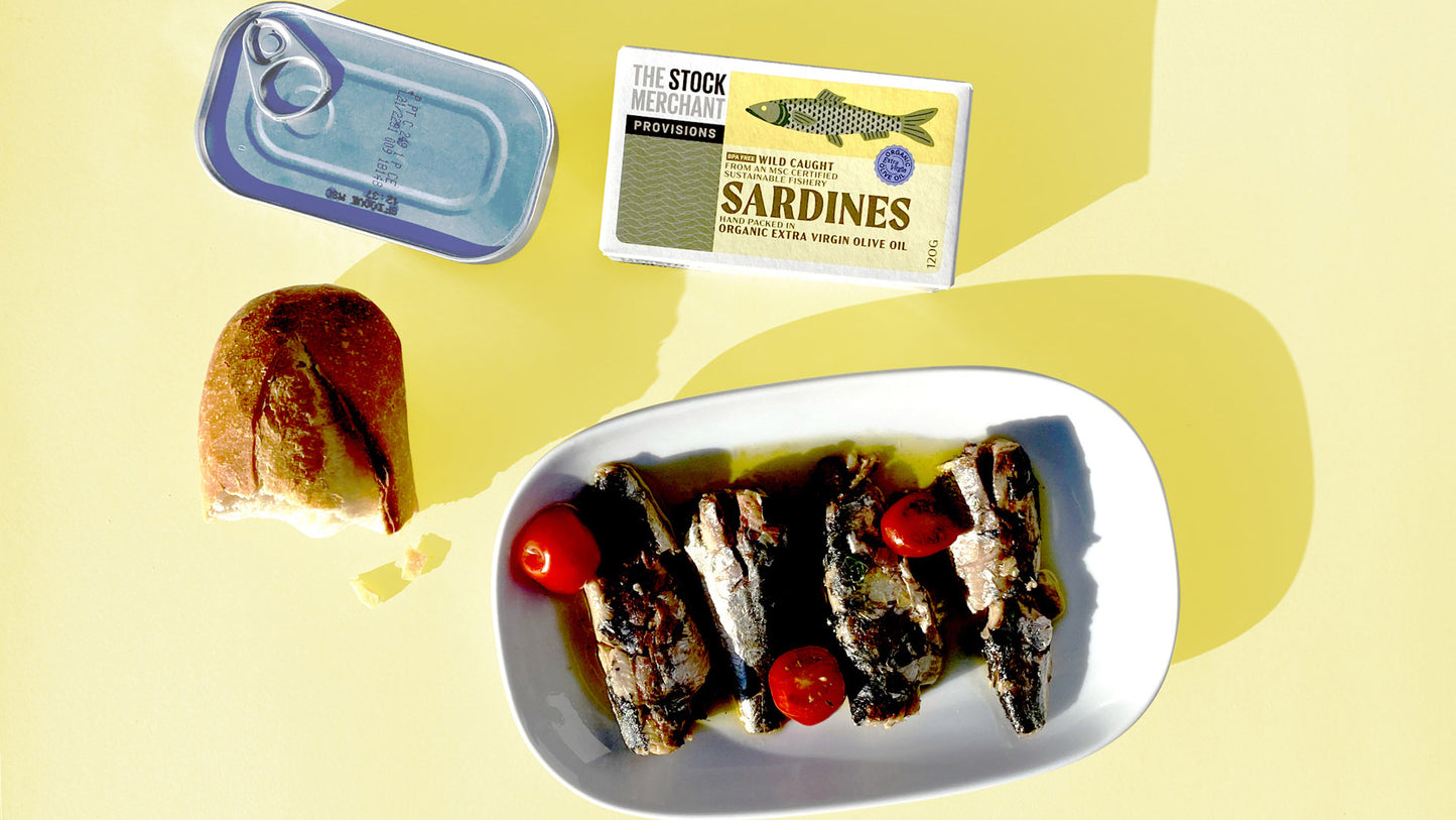 Provisiones enlatadas: sardinas silvestres