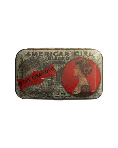 American Girl Sliced Plug Tobacco Tin