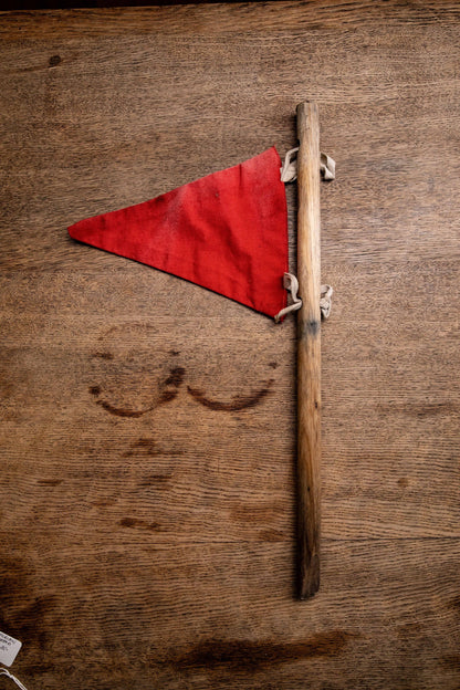 Antique camp flag