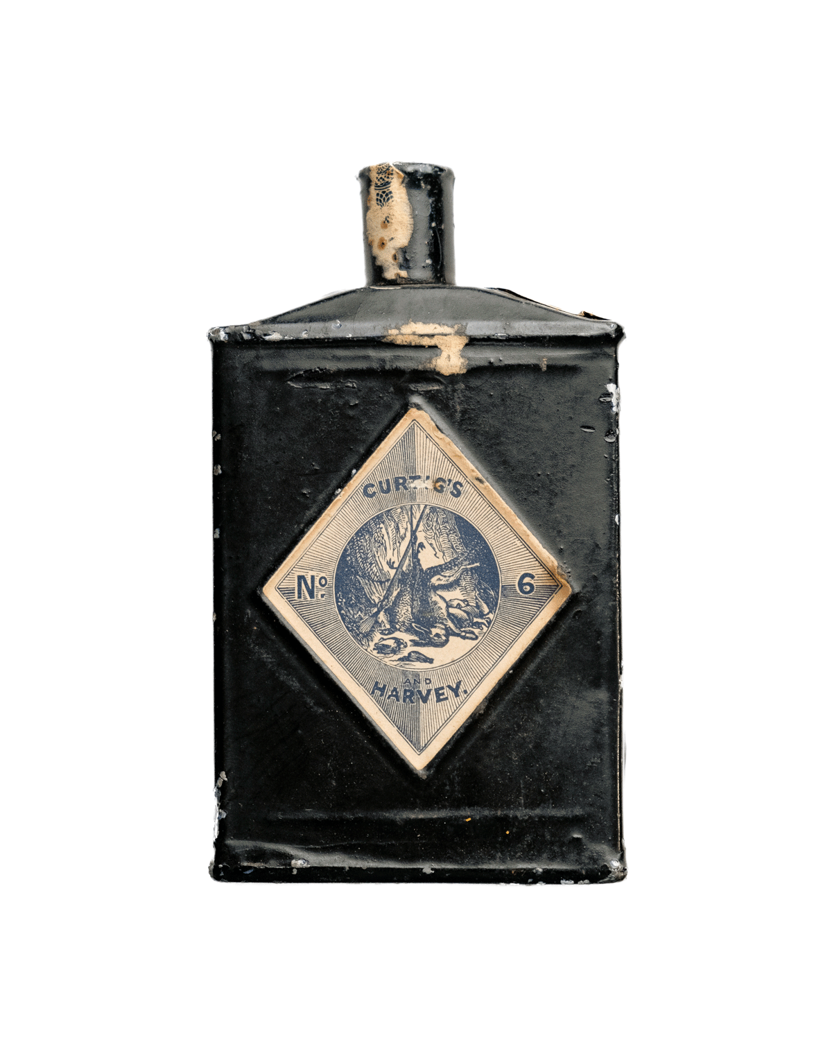 Antique English Curtis & Harvey Gunpowder Flask