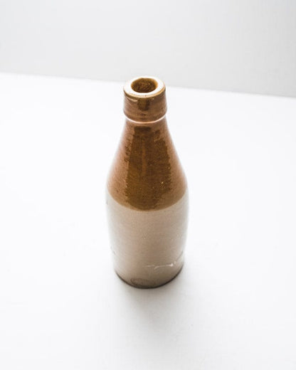 ANTIQUE J. MACINTYRE & CO CLAY ROUND BOTTLE