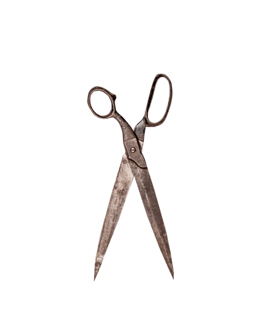 ANTIQUE STEEL FABRIC SCISSORS