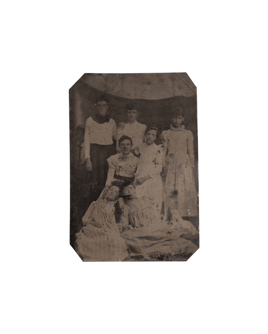 Antique Tintype of Family