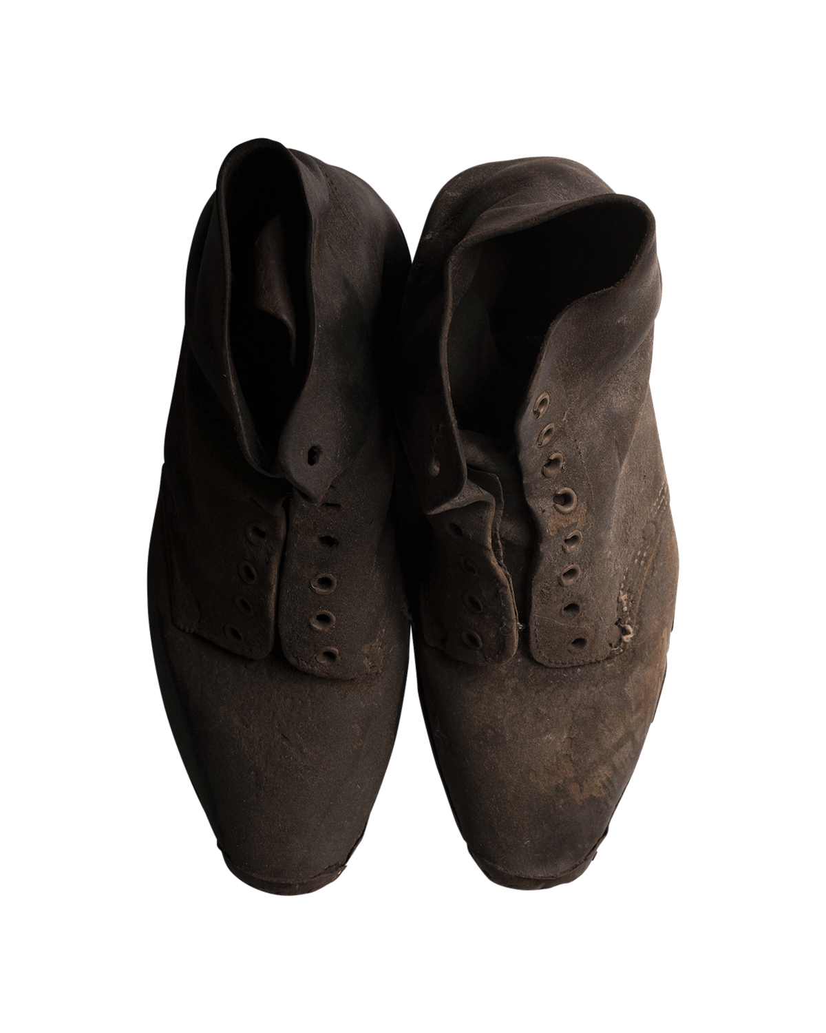 B Late 1800s Workers Clogs Display