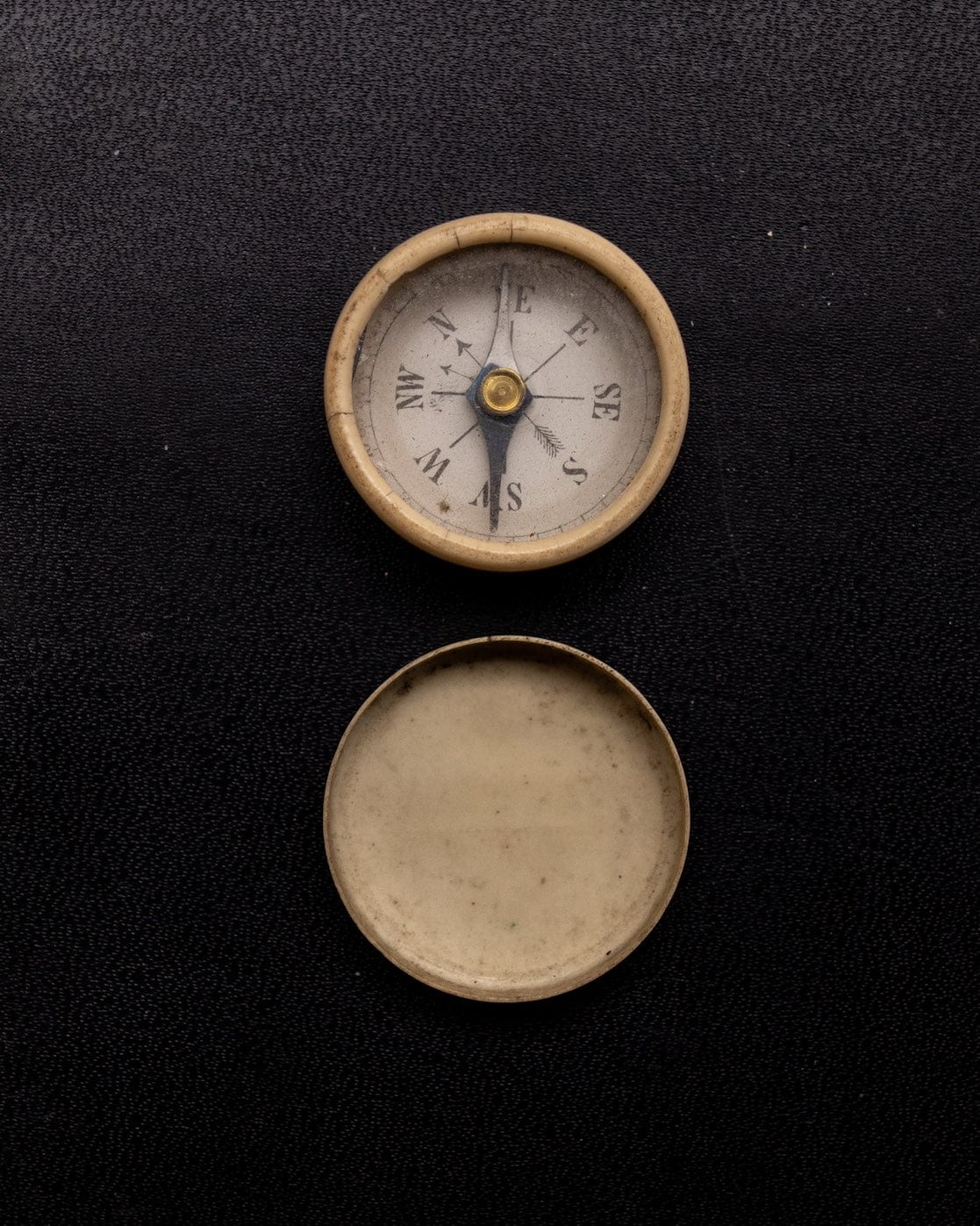 Bone Bakelite compass