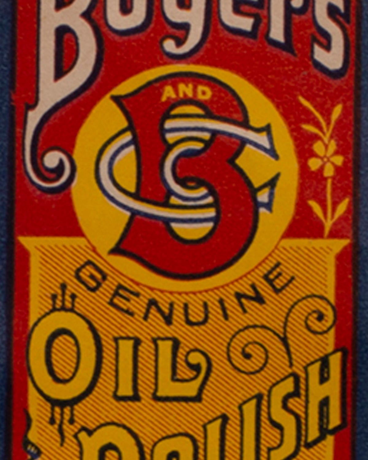 Boyer's Oil Polish Label