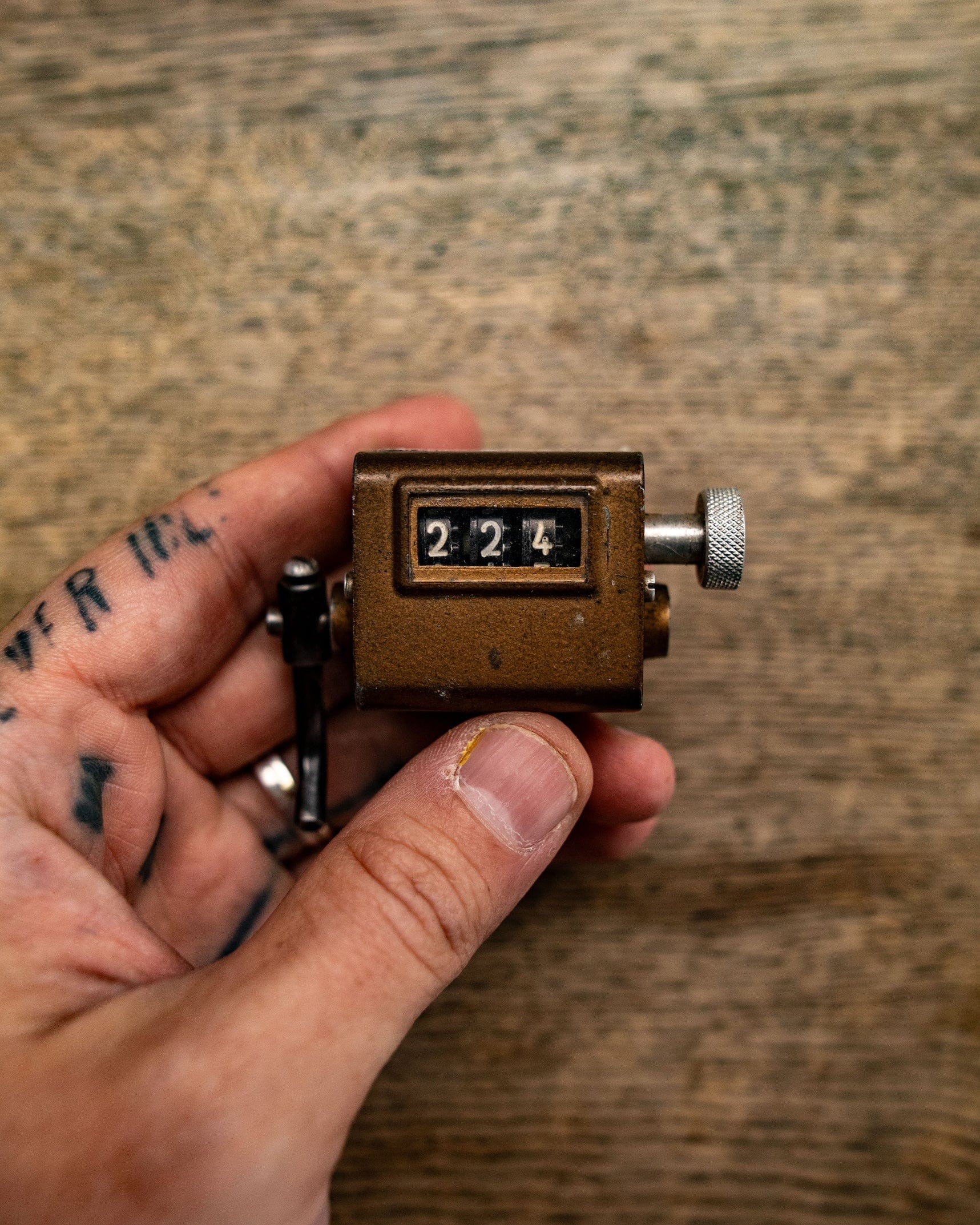Brass/Copper German counter