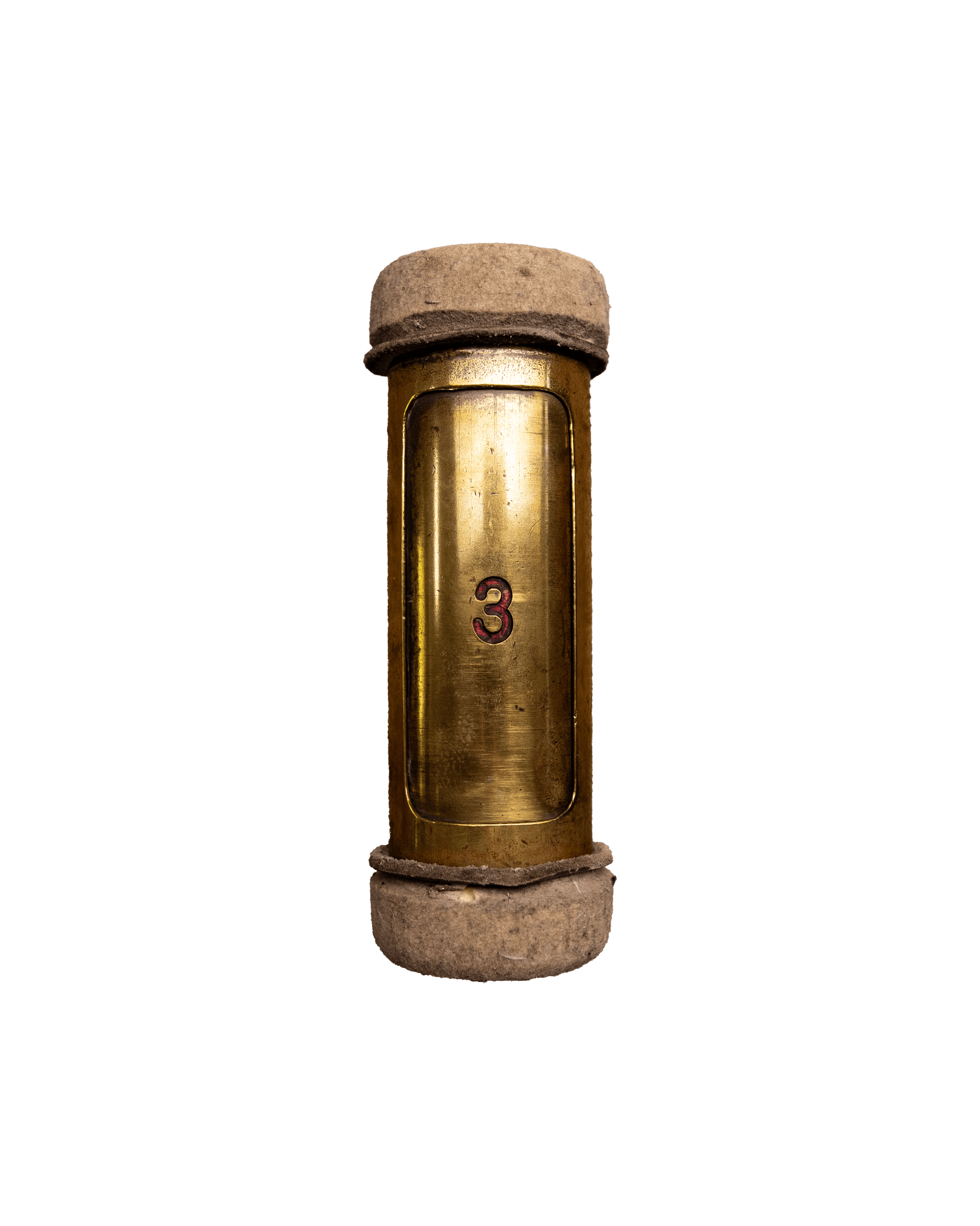 Brass Railroad money changer tube