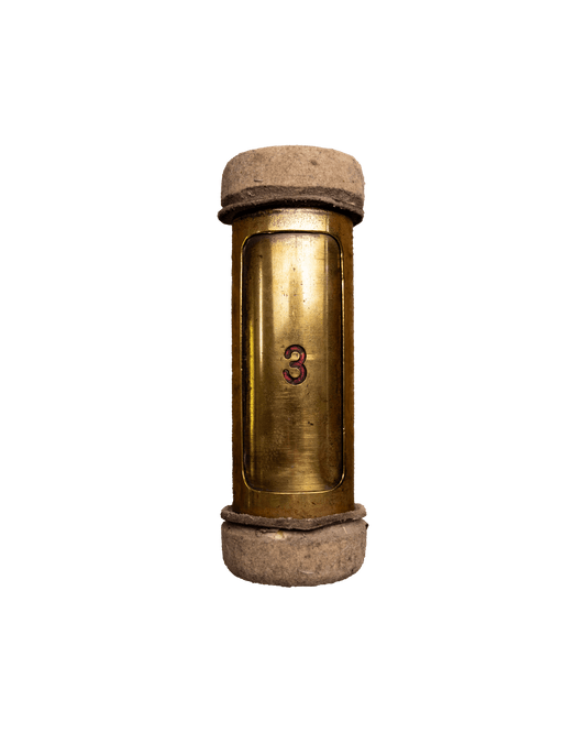 Brass Railroad money changer tube