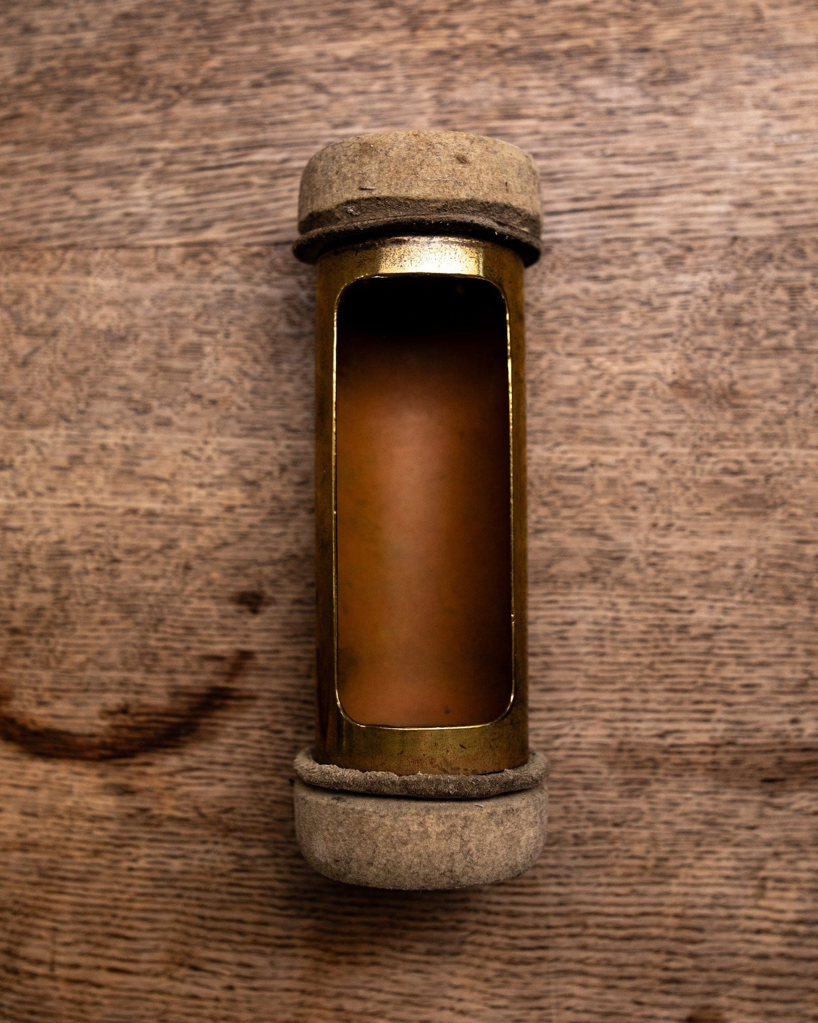Brass Railroad money changer tube