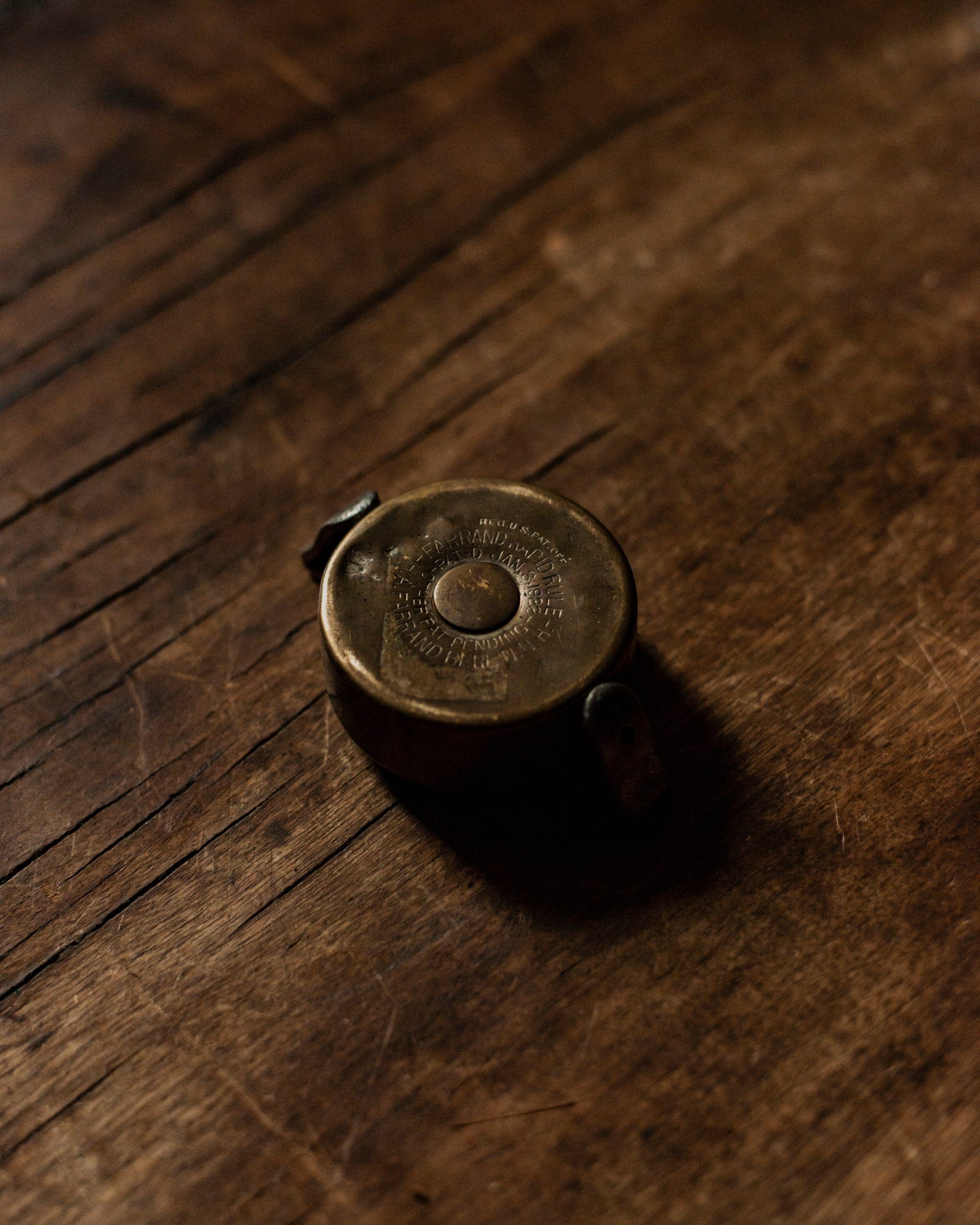 Brass Rolling Tape Measure