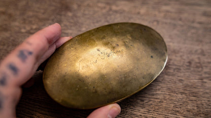 Brass snuff box