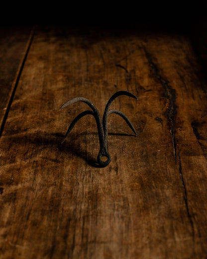 CAST IRON POCKET MEAT HOOK