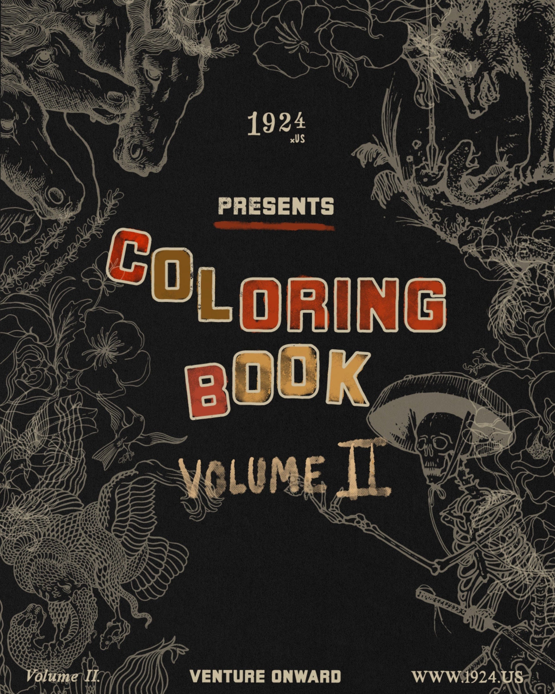 Digital 1924us - Printable Coloring book - volume II.