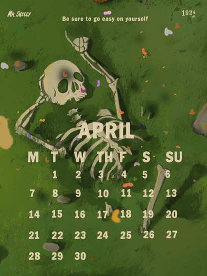 Digital 2025 Calendar - Mr. Skelly