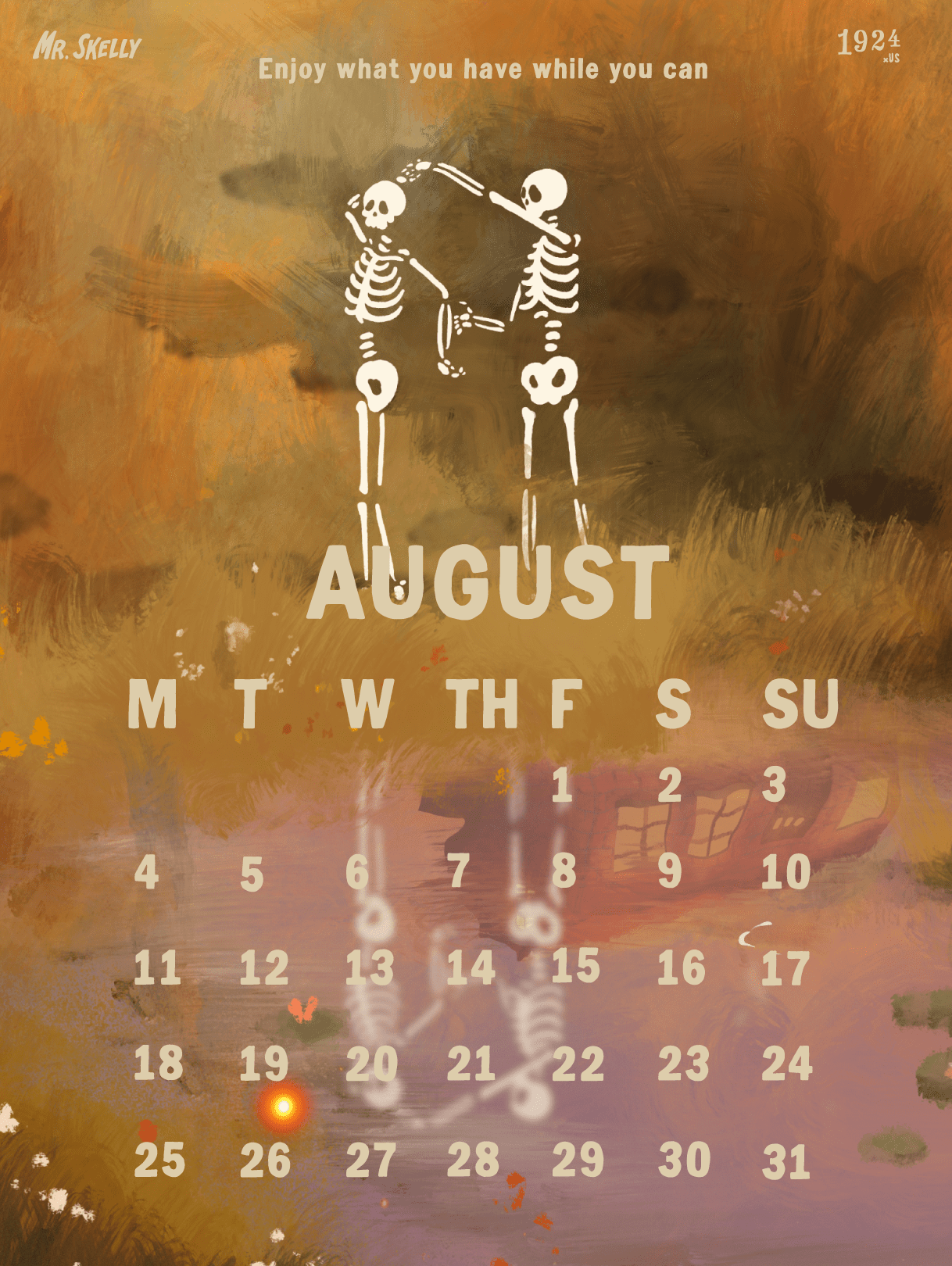 Digital 2025 Calendar - Mr. Skelly