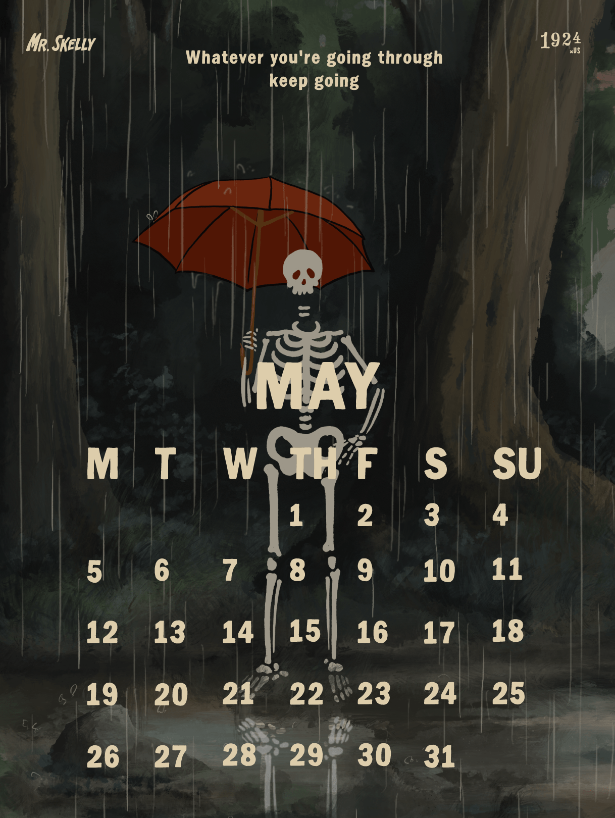 Digital 2025 Calendar - Mr. Skelly