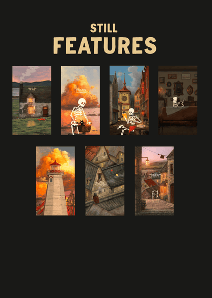 DIGITAL FREE STILL MR SKELLY WALLPAPERS - COTTAGE PACK