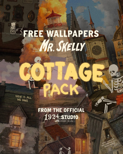 DIGITAL MR SKELLY WALLPAPERS - COTTAGE PACK