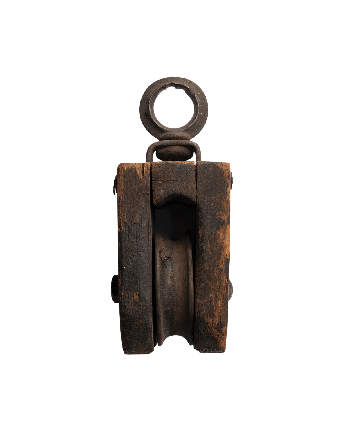 Early 1900s Wood + Iron Ship Pulley