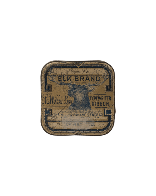 Elk Brand Typewriter Ribbons Tin
