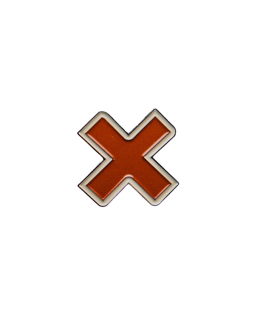 Enamel Pin - X