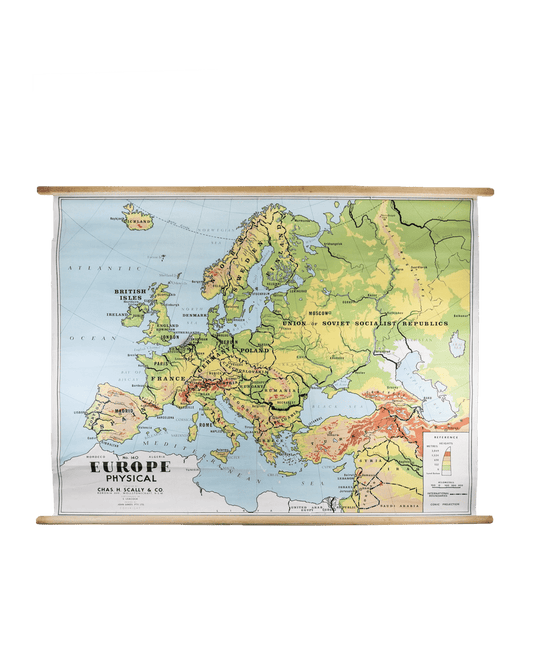 EUROPE PHYSICAL MAP