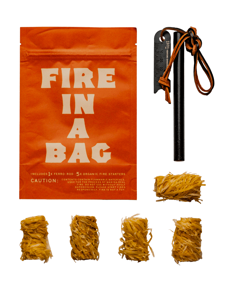 Fire In a Bag - Ferrocerium Rod & Fire Kit