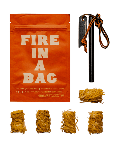 Fire In a Bag - Ferrocerium Rod & Fire Kit